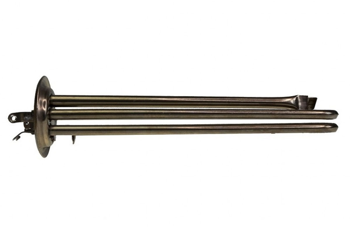ТЭН 2 кВт (2000 Вт) RF для водонагревателя Electrolux EWH, под анод М4, нерж., контакты под винт, 10115

